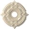 Ekena Millwork Attica PVC Medallion (Canopies up to 5 5/8"), 16"OD x 3 1/2"ID x 1"P, Universal Metallic Pearl Mist CMP16ATEPE - alternate 1